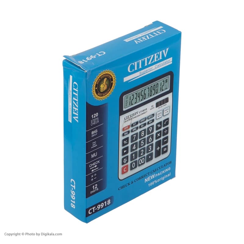 ماشین حساب سیتزیو مدل CT-9918 — تصویر ۸