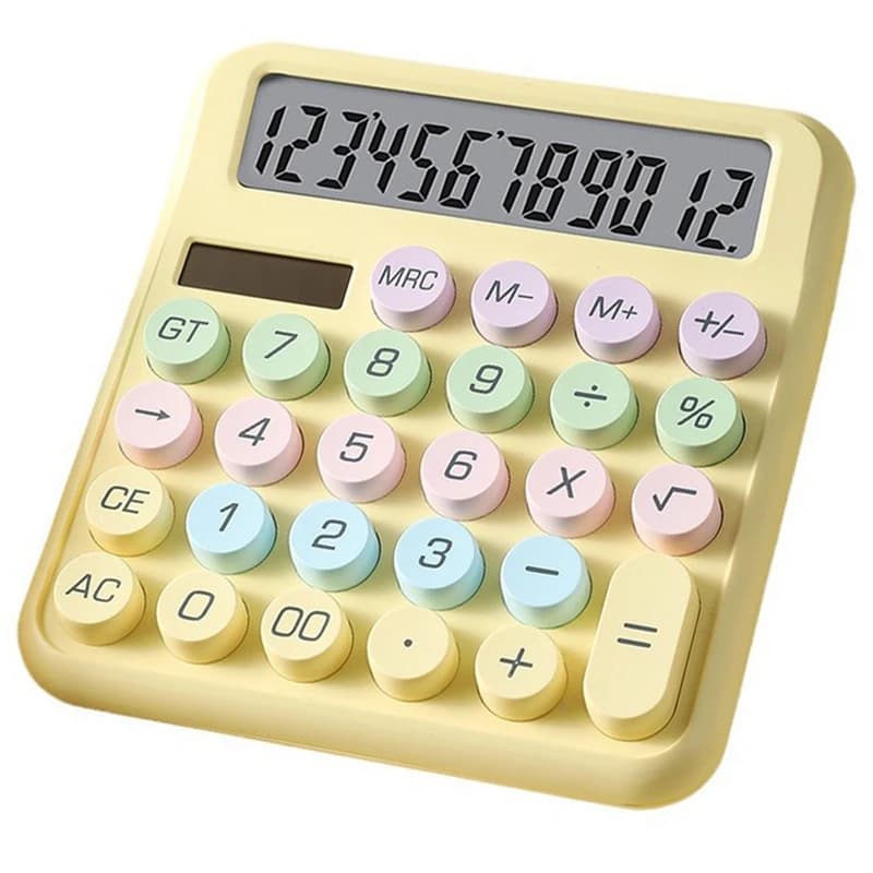 ماشین حساب رو میزی مدل خورشیدی کد KK-2208 — تصویر ۲