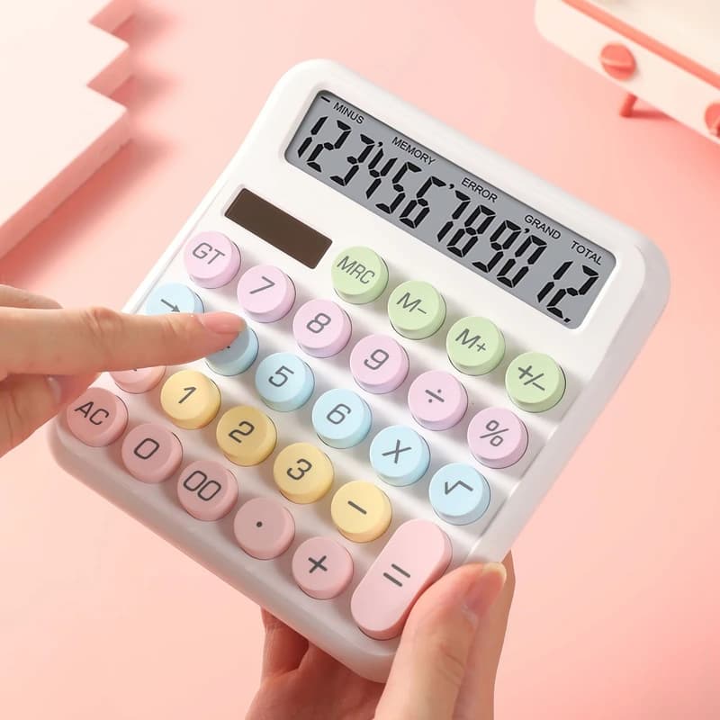 ماشین حساب رو میزی مدل خورشیدی کد KK-2208 — تصویر ۵