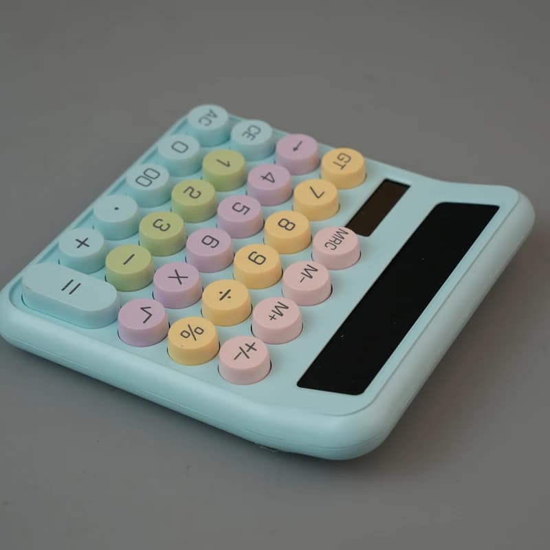 ماشین حساب رو میزی مدل خورشیدی کد KK-2208 — تصویر ۸
