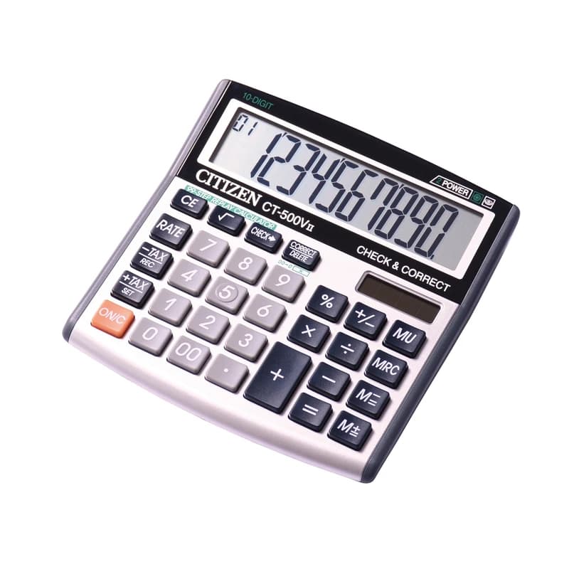 ماشین حساب سیتی زن مدل CT-500VII — تصویر ۲