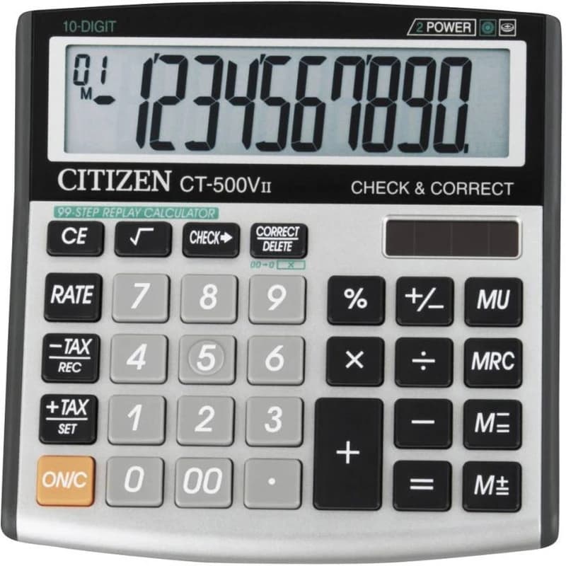 ماشین حساب سیتی زن مدل CT-500VII — تصویر ۳