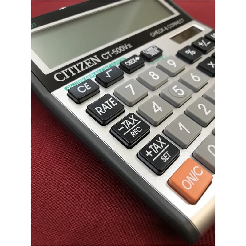 ماشین حساب سیتی زن مدل CT-500VII — تصویر ۵