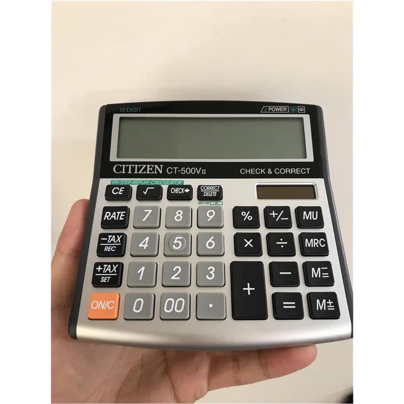 ماشین حساب سیتی زن مدل CT-500VII — تصویر ۱۱