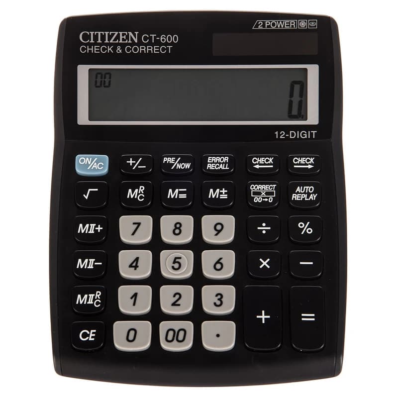 ماشین حساب سیتیزن مدل CT-600J — تصویر ۲