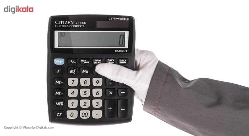 ماشین حساب سیتیزن مدل CT-600J — تصویر ۴