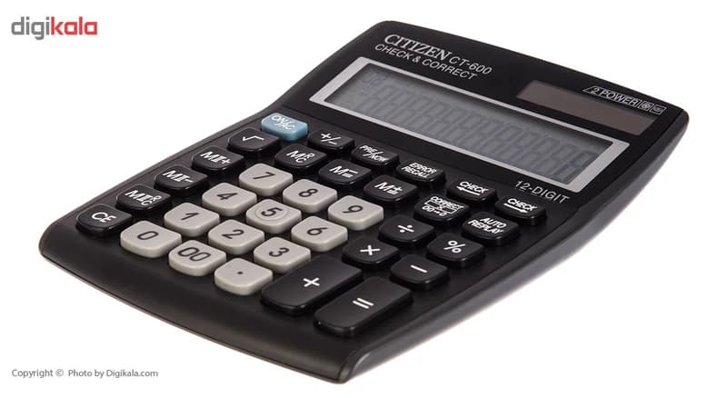 ماشین حساب سیتیزن مدل CT-600J — تصویر ۵