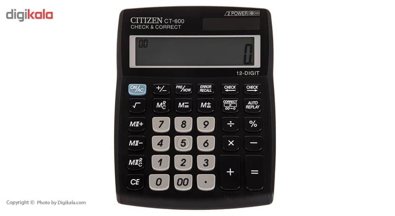 ماشین حساب سیتیزن مدل CT-600J — تصویر ۸