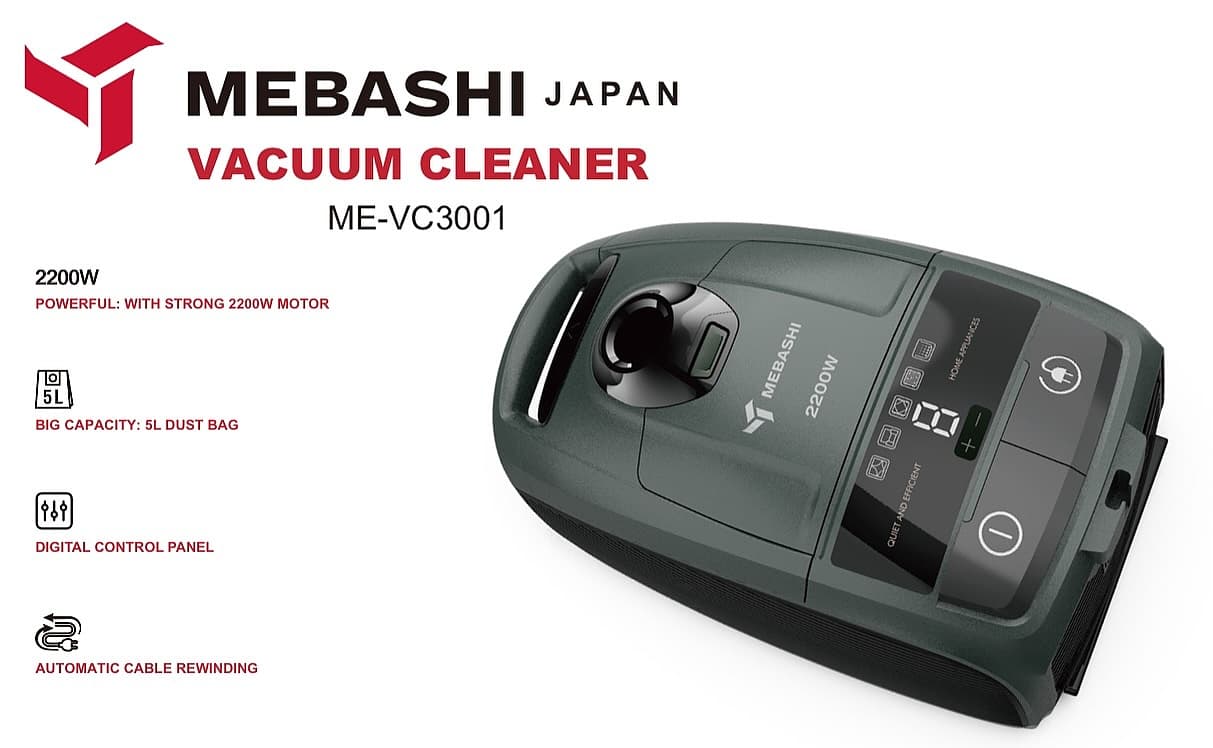 جاروبرقی مباشی مدل ME-VC3001 — تصویر ۱۱
