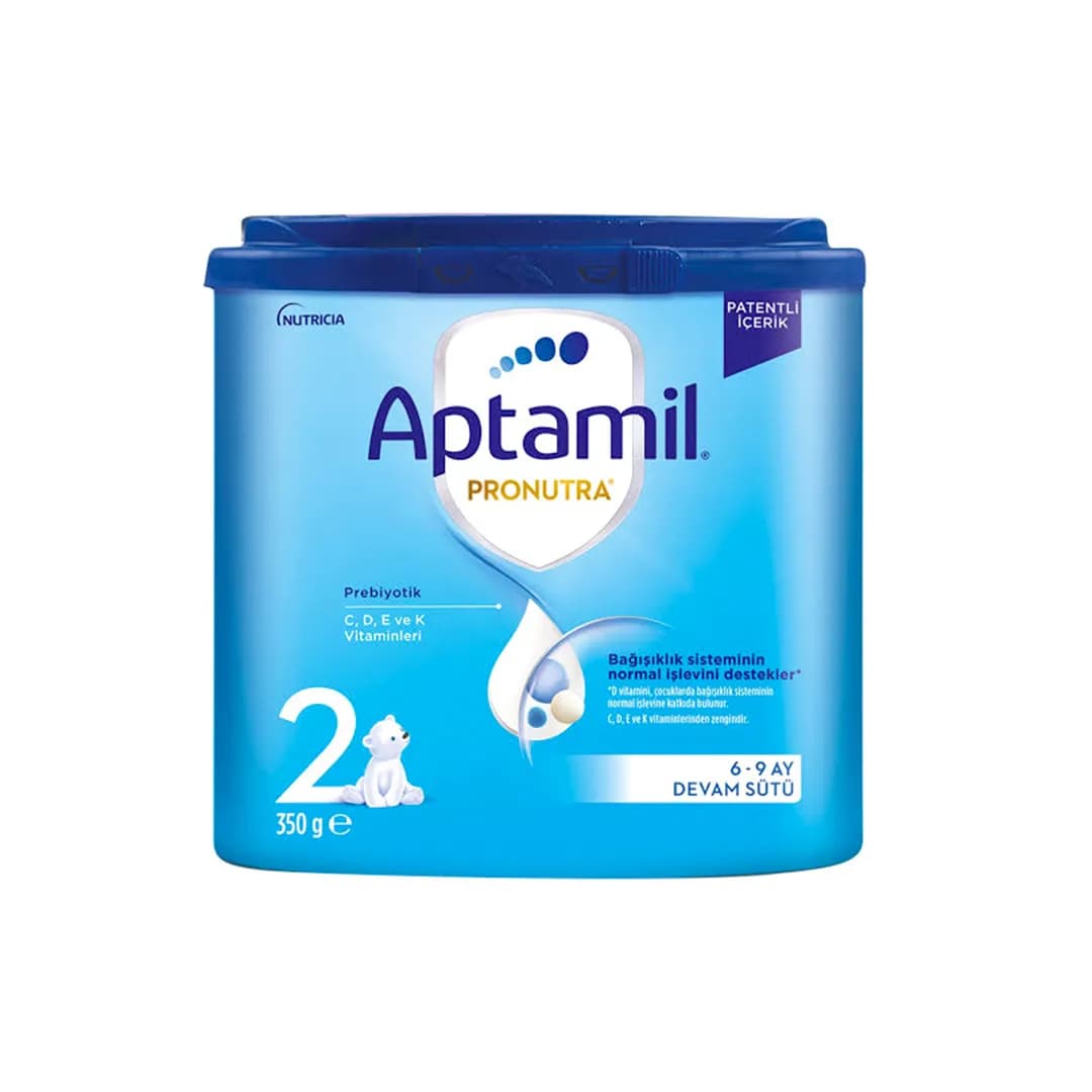 شیر خشک آپتامیل نوتریشیا PRONUTRA شماره 2 حجم 350 گرمی — تصویر ۳