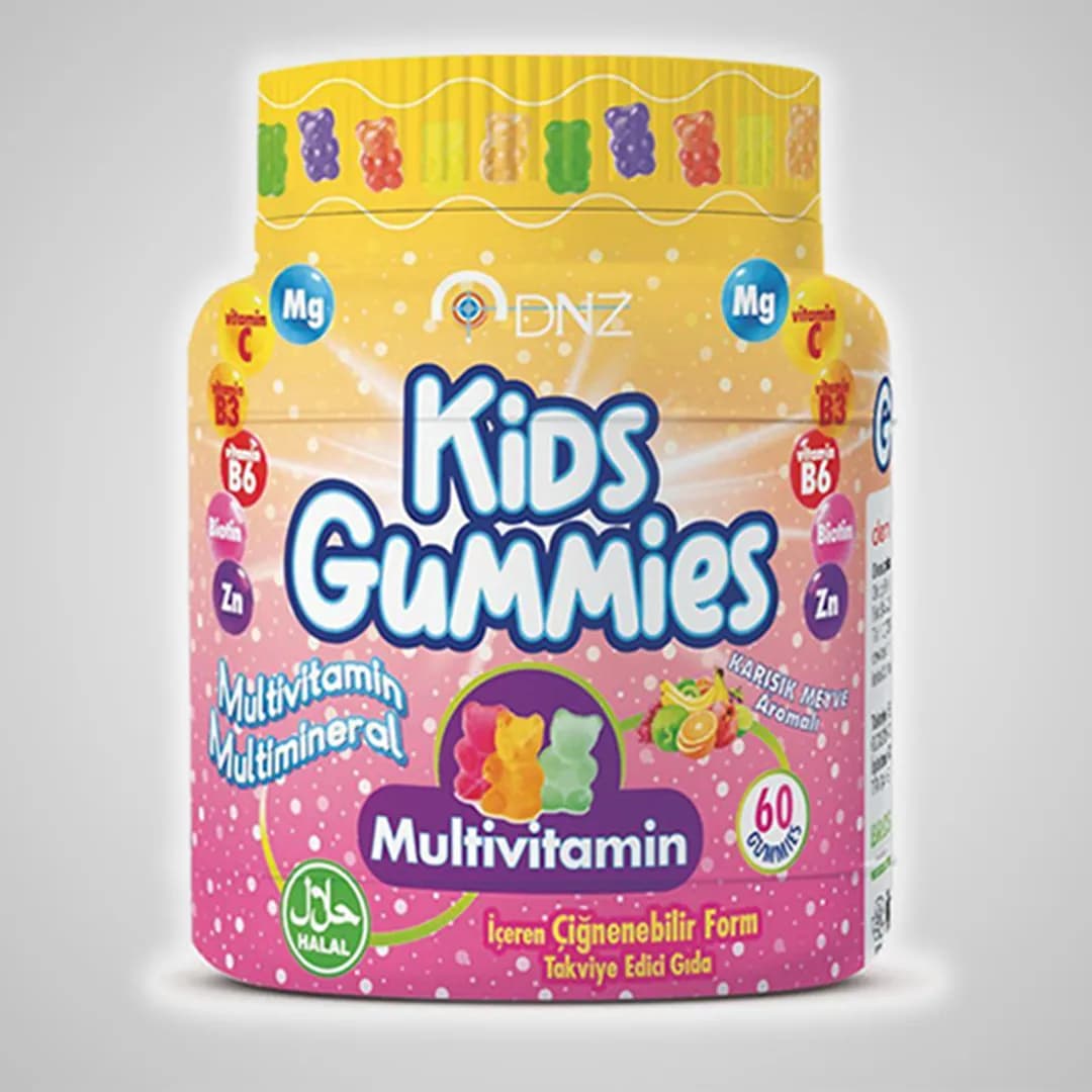 پاستیل مولتی ویتامین کودک دنیز Kids Gummies تعداد 60 عددی — تصویر ۵