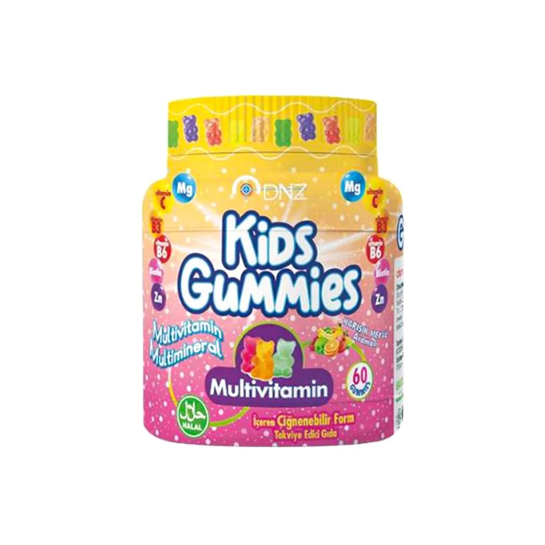پاستیل مولتی ویتامین کودک دنیز Kids Gummies تعداد 60 عددی
