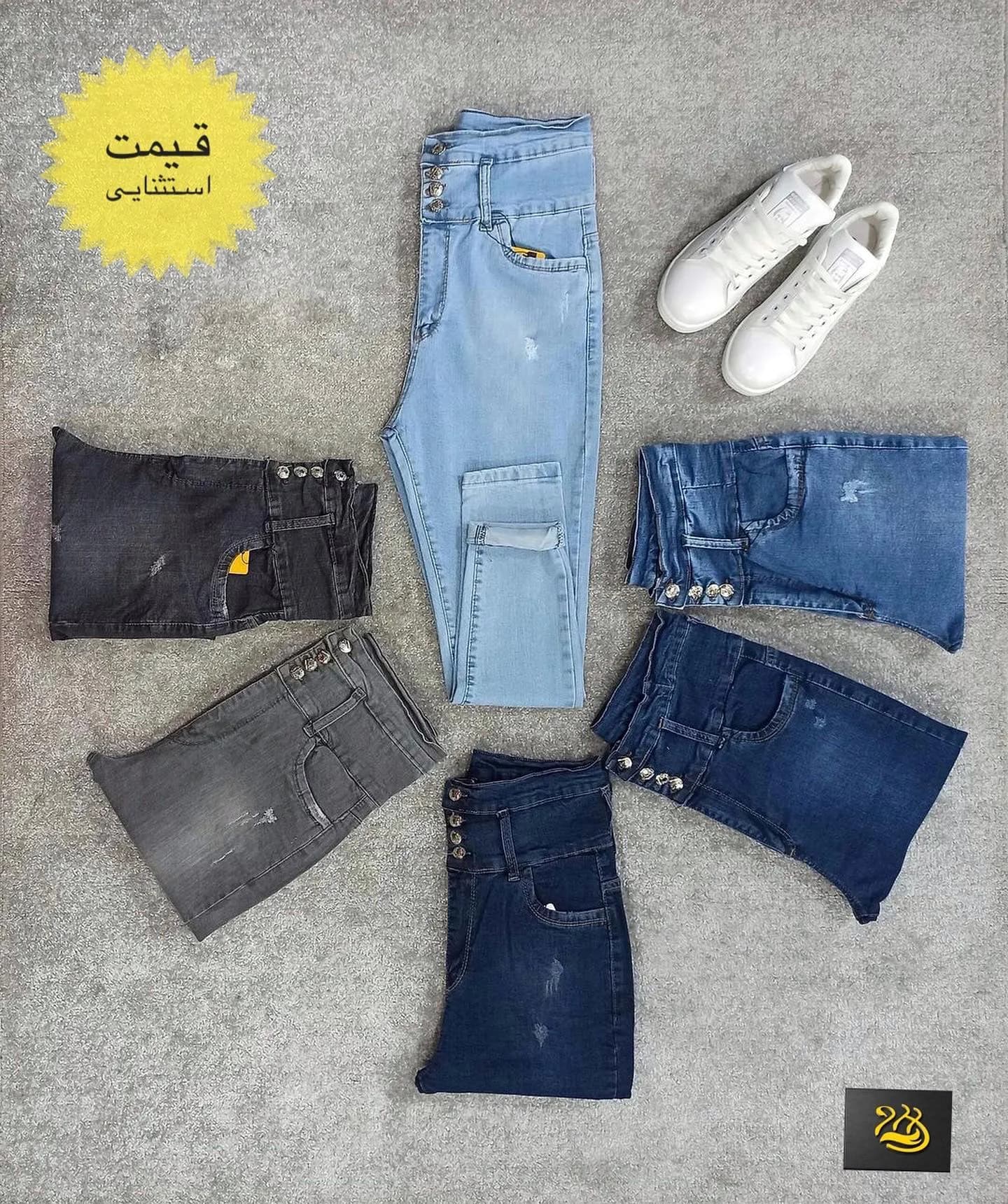 شلوار گن دار زنانه سایز بزرگ ترک فول کش قد 90 و 95 و 100 — تصویر ۱۱