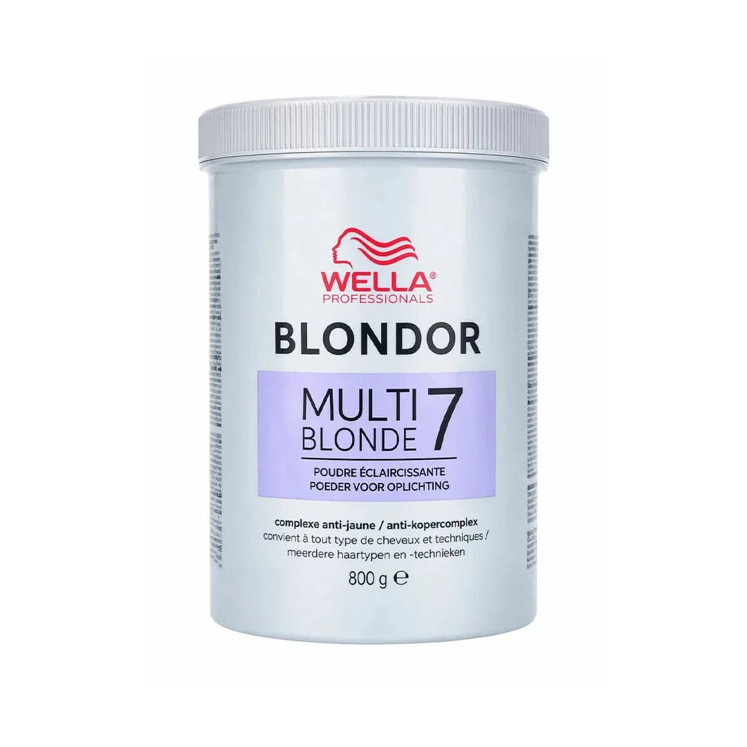 پودر دکلره ولا BLONDOR MULTI BLONDE 7 حجم 800 گرمی — تصویر ۴