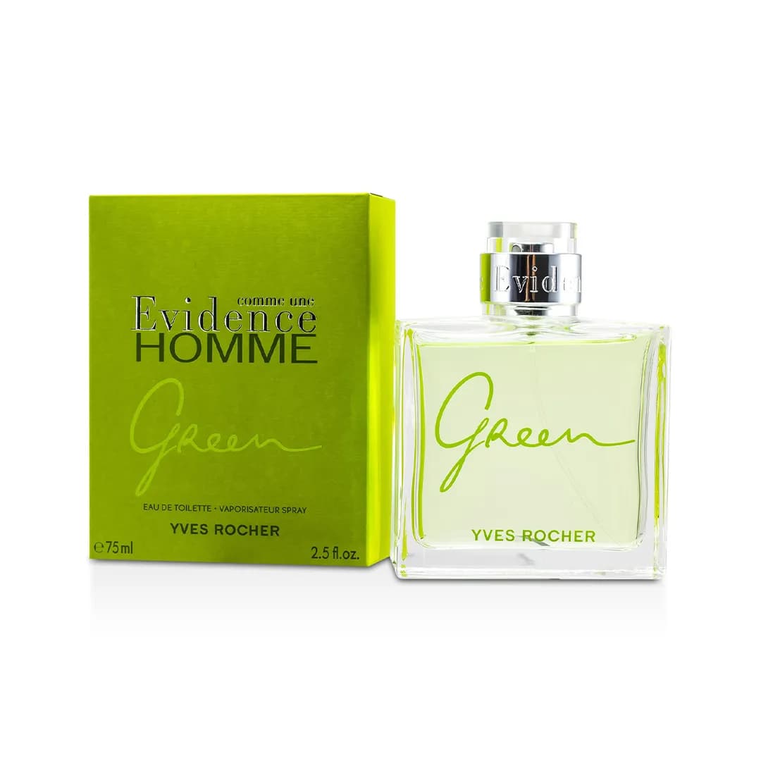ادکلن مردانه ایوروشه مدل Green Evidence HOMME حجم 75 میلی لیتری — تصویر ۳