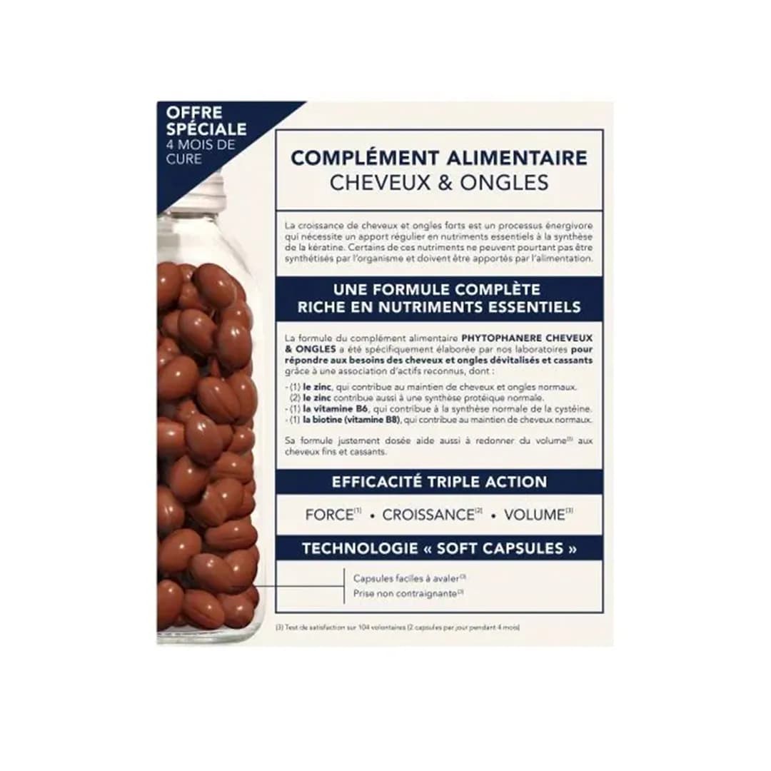 کپسول تقویت مو فیتو PHYTOPHANERE تعداد 240 عددی — تصویر ۵