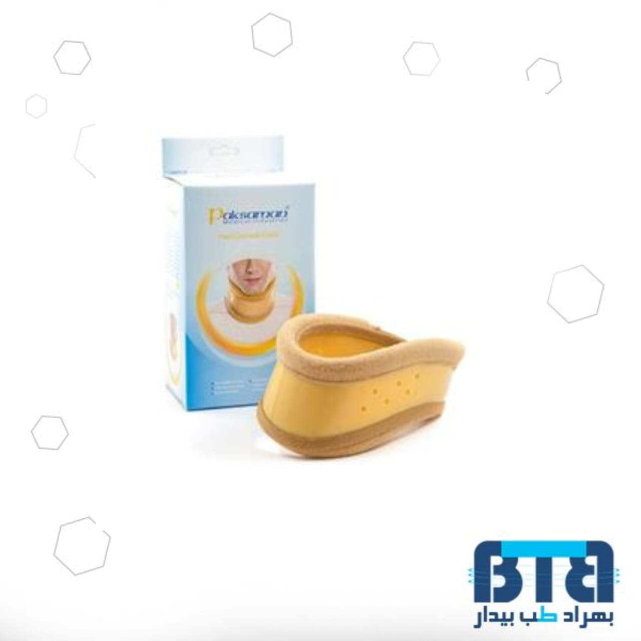 گردن بند طبی سخت پاک سمن 002