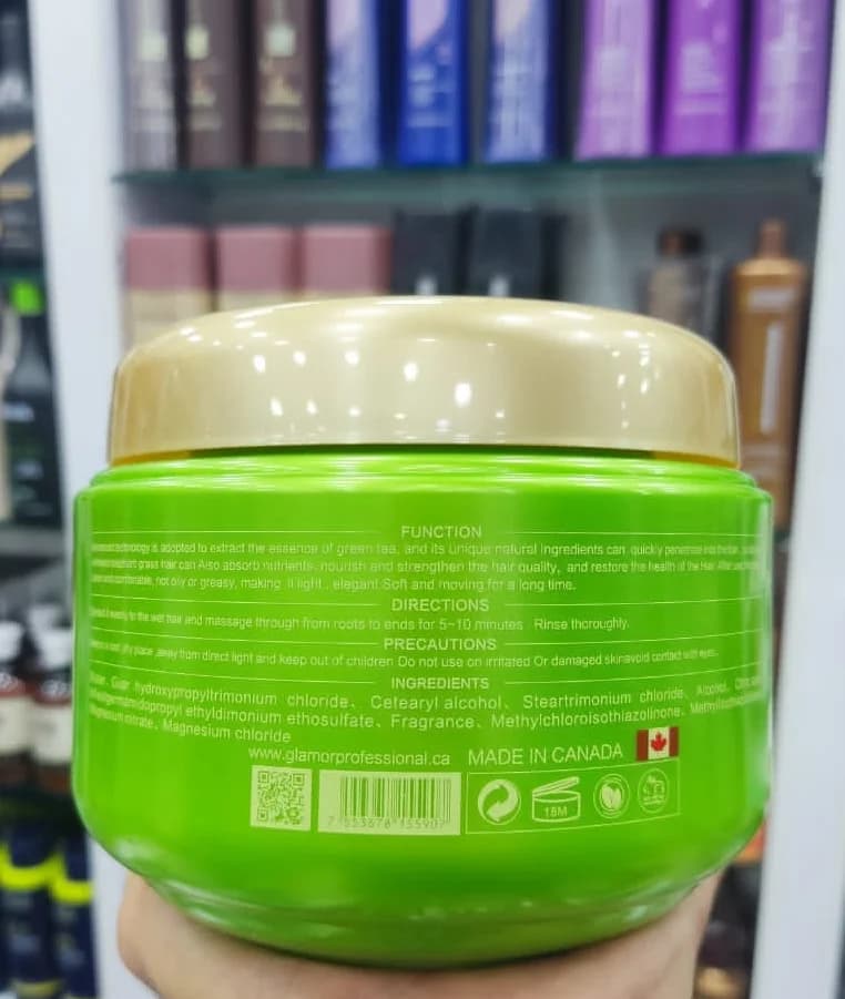 ماسک مو چای سبز گلامور glamor — تصویر ۳