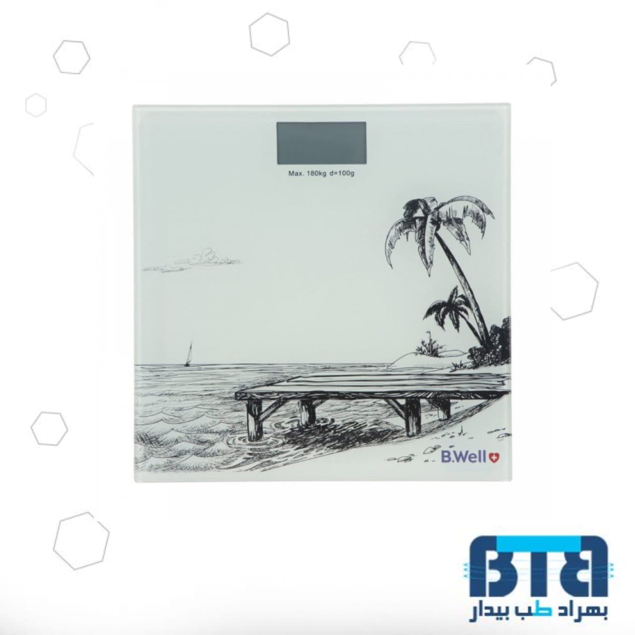 ترازو دیجیتال بی ول WHITE مدل WK-165 — تصویر ۲