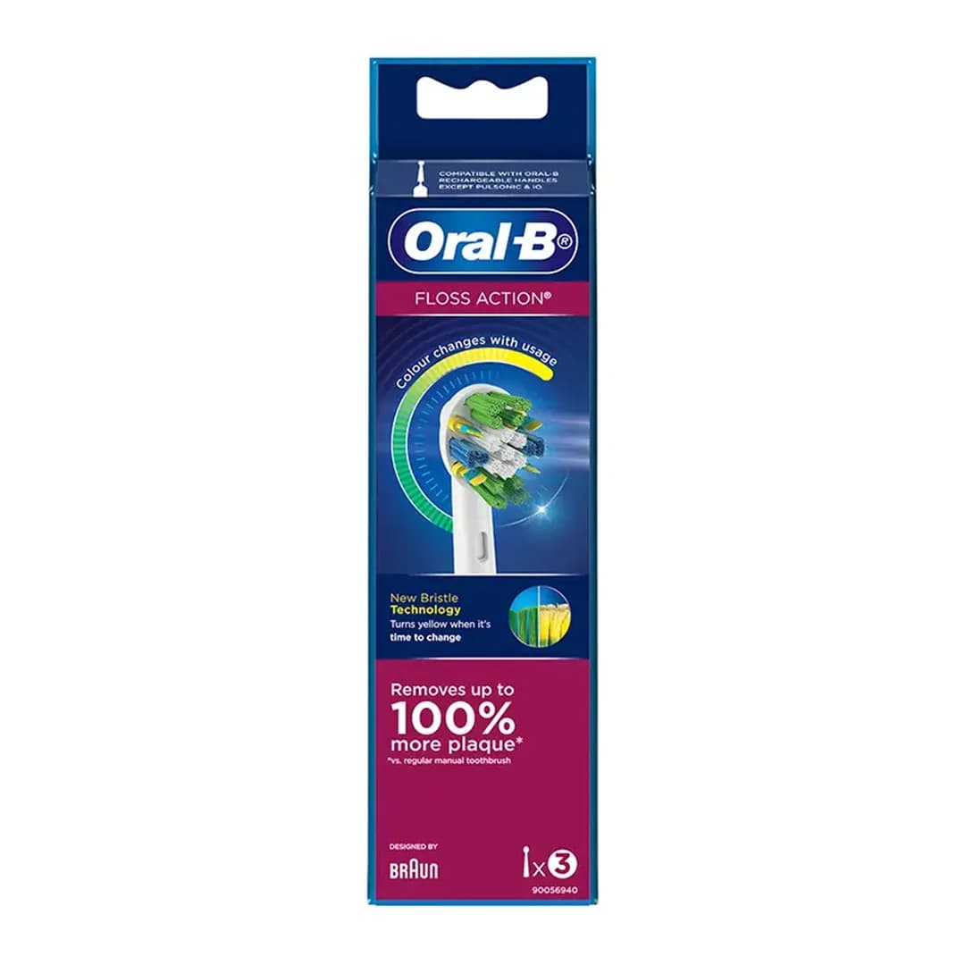 یدک 3 عددی مسواک برقی اورال بی FLOSS ACTION — تصویر ۱۱