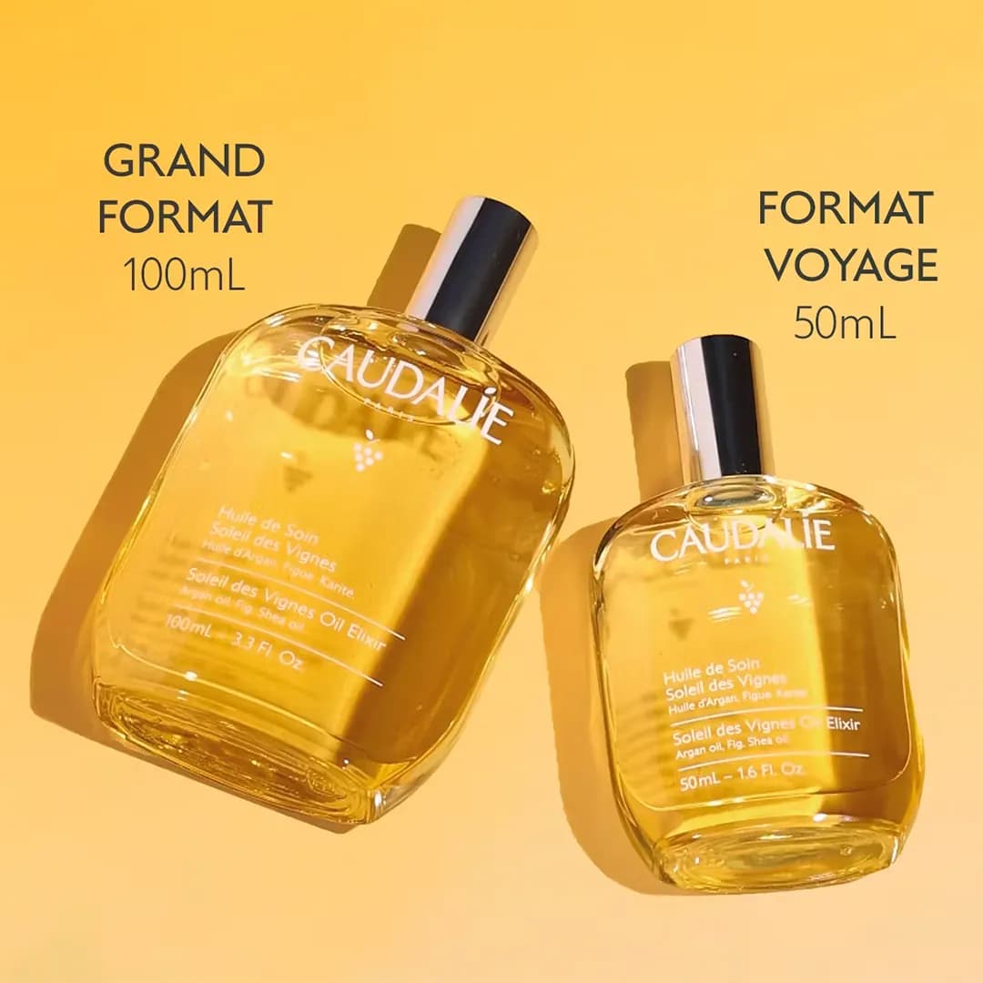 روغن مراقبتی چند منظوره پوست و مو کدلی Huile de Soin Soleil des Vignes حجم 50 میلی لیتری — تصویر ۳