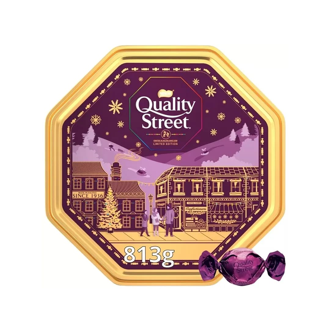 شکلات کوالیتی استریت QUALITY STREET حجم 813 گرمی — تصویر ۲