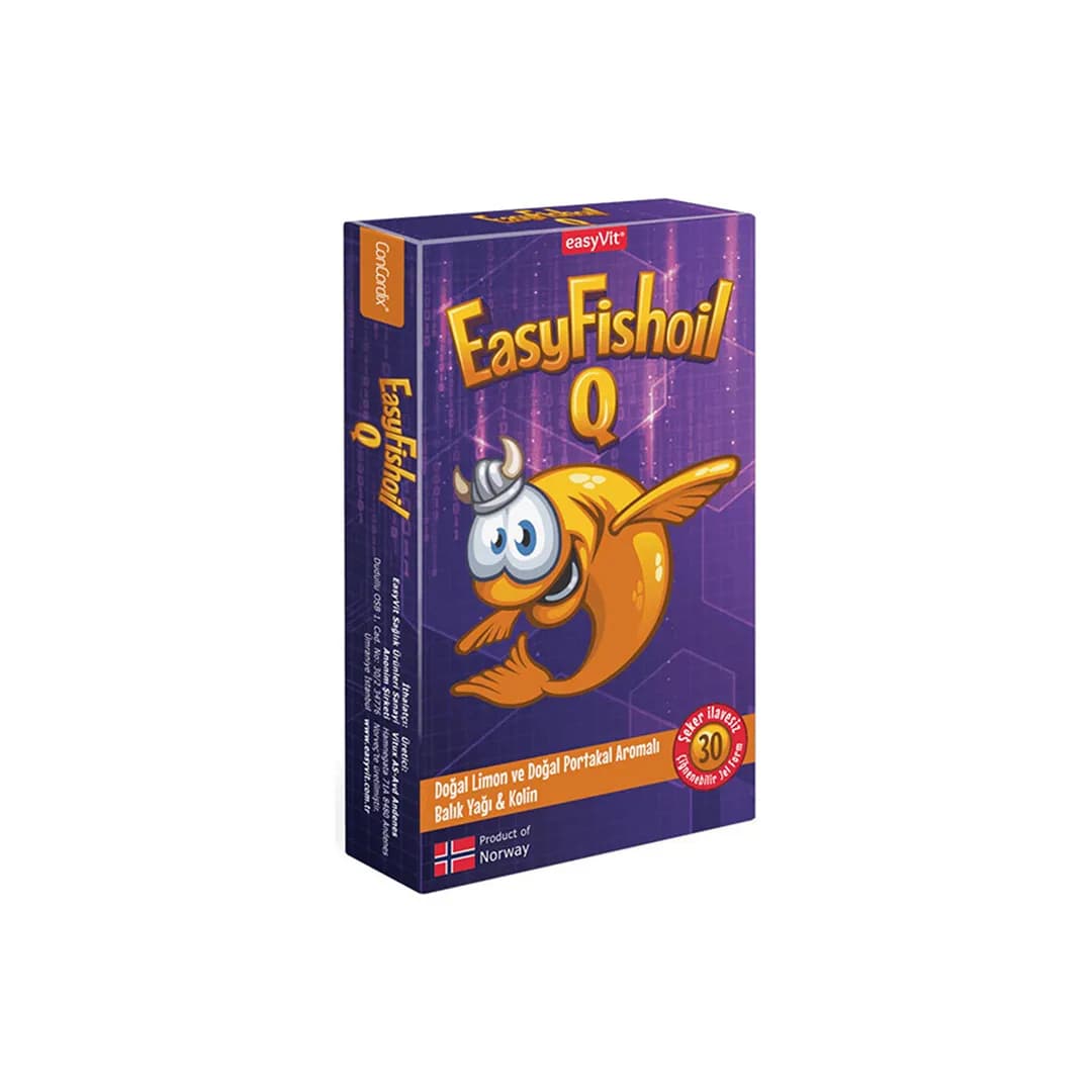 پاستیل جویدنی روغن ماهی EasyFishoil Q تعداد 30 عددی — تصویر ۸