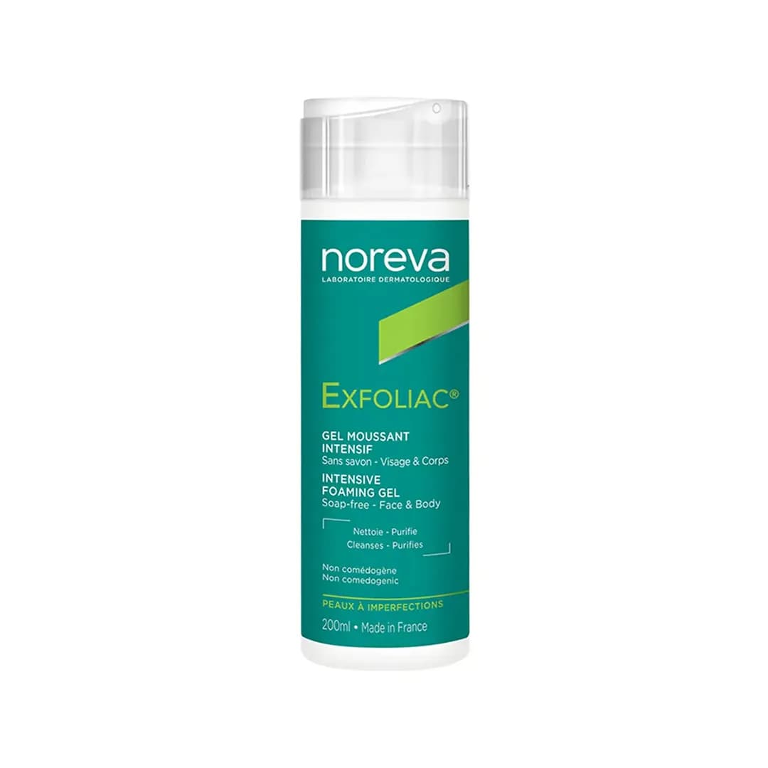 ژل شست و شو صورت نوروا EXFOLIAC حجم 200 میلی لیتری — تصویر ۳