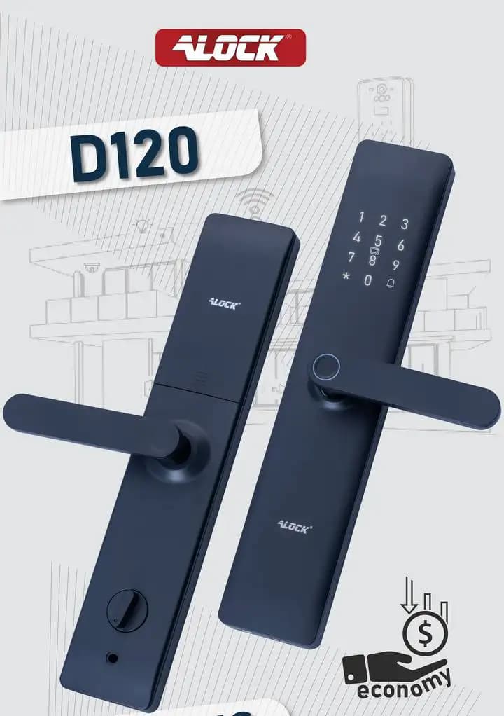 دستگیره دیجیتال اثرانگشتی ALOCK مدل D120 — تصویر ۳