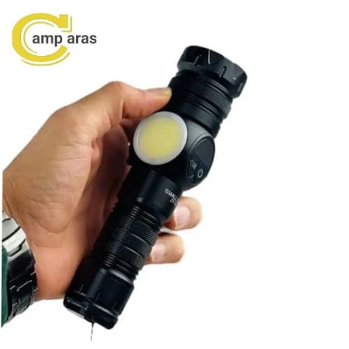 چراغ قوه شارژی اسمال سان مدل ZY-S2305 زوم دار — تصویر ۵