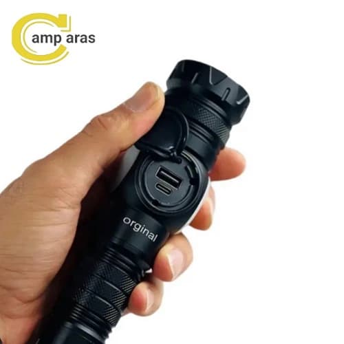 چراغ قوه شارژی اسمال سان مدل ZY-S2305 زوم دار — تصویر ۹