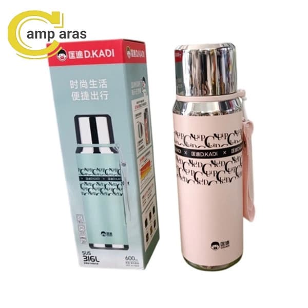 فلاسک دوجداره 600ml میلی لیتر دی کادی D.KADI — تصویر ۲