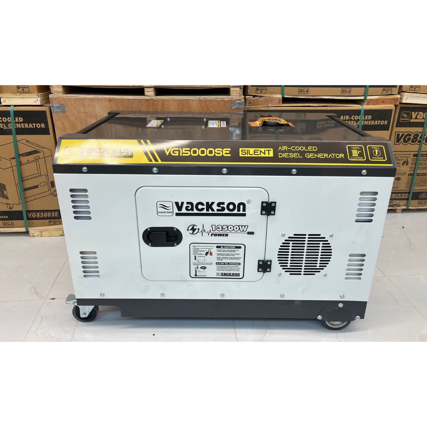 ژنراتور برق دیزلی واکسون 13.5کیلووات سایلنت مدل VG1500SE
