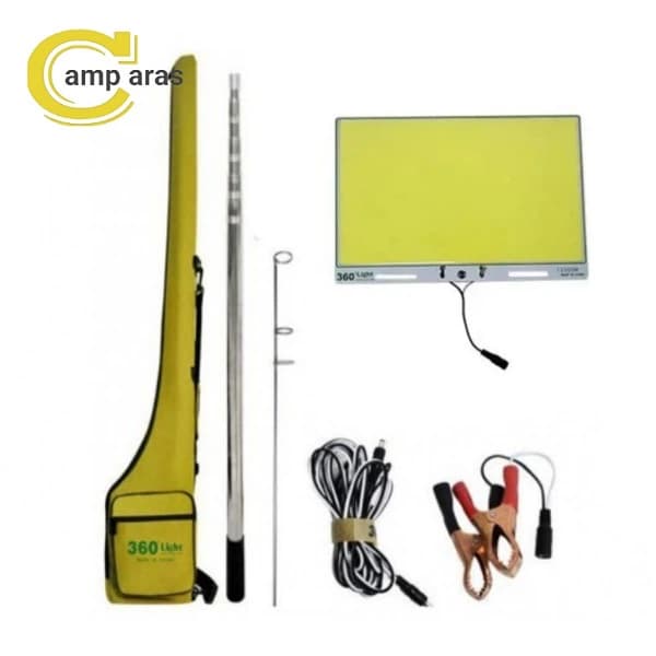 چراغ کمپینگ لنسری 360 لایت کد FR-10 COB تلسکوپی