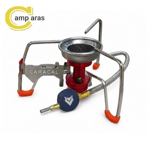 اجاق گاز کمپینگ تاشو کاراکال کد CODE-S019 شیلنگ دار — تصویر ۴