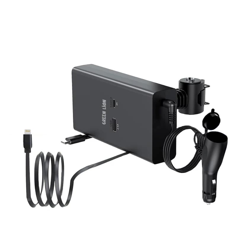 شارژر صندلی عقب ماشین گرین لاین Green Backseat Car Charger65W