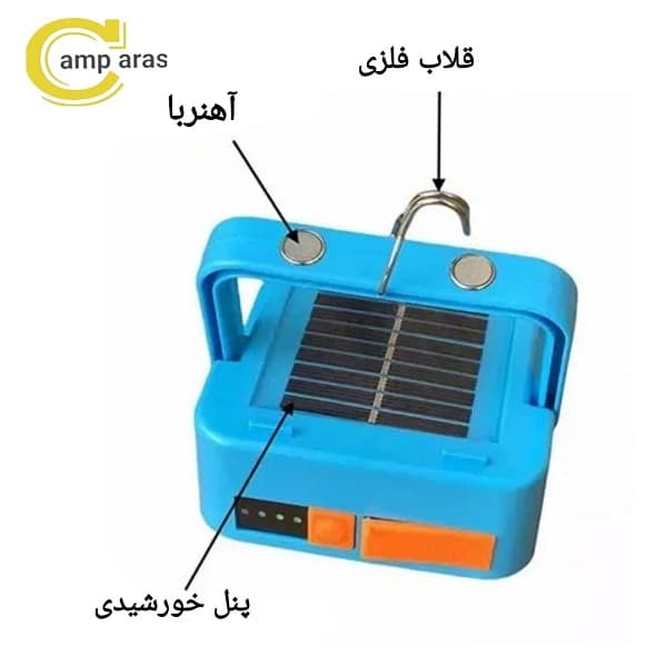 پروژکتور شارژی خورشیدی PRESERV HN-1045 — تصویر ۴