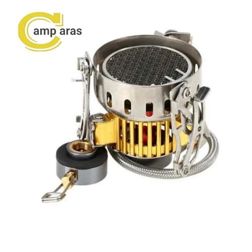 اجاق گاز کمپینگ تاشو کاراکال کد CODE-S016 شیلنگ دار — تصویر ۳