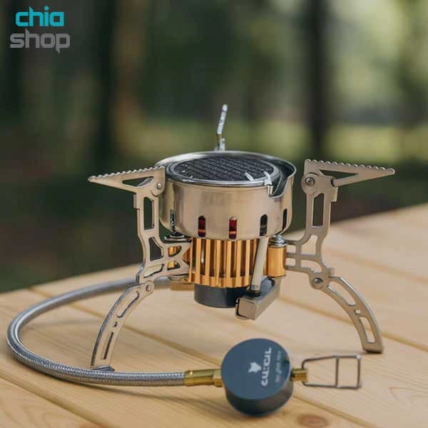 اجاق گاز کمپینگ تاشو کاراکال کد CODE-S016 شیلنگ دار — تصویر ۸