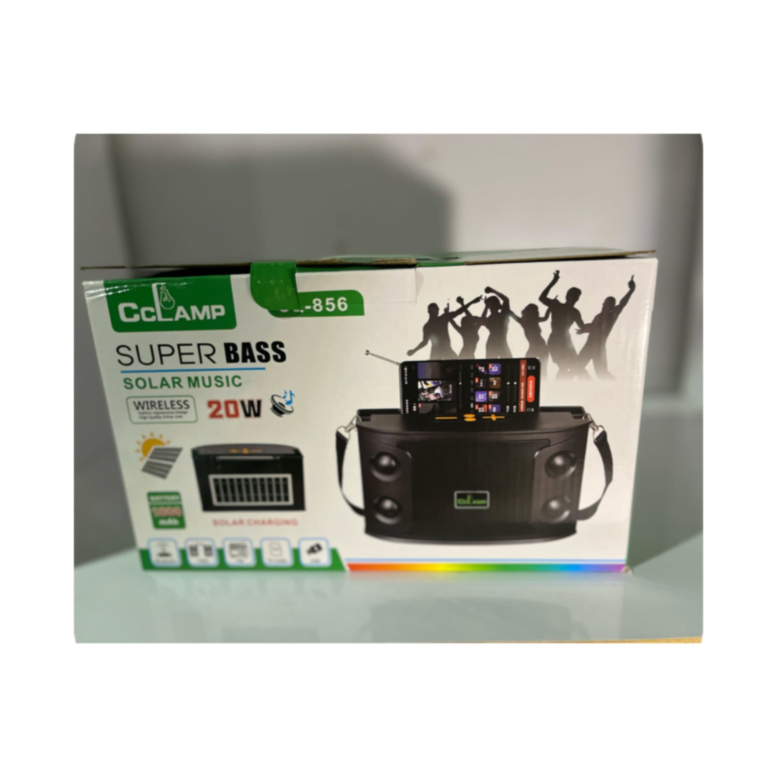 اسپیکر خورشیدی سی سی لمپ مدل CL-856 — تصویر ۵
