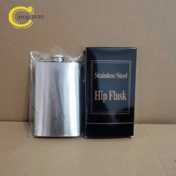 قمقمه جیبی استیل هیپ فلاسک 10 OZ — تصویر ۵
