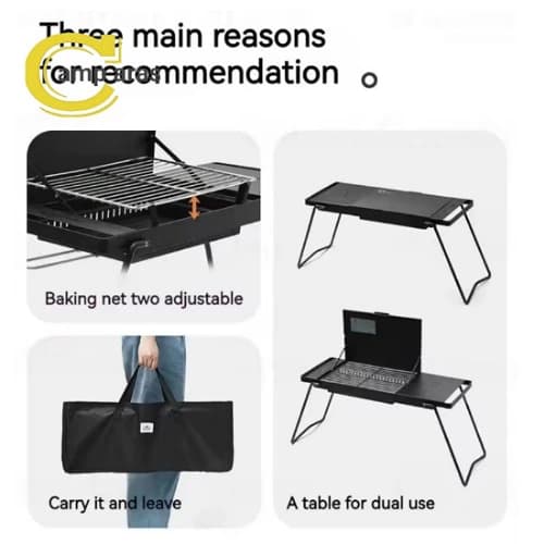 باربیکیو زغالی تاشو نیچرهایک CNK2450CF014 — تصویر ۸