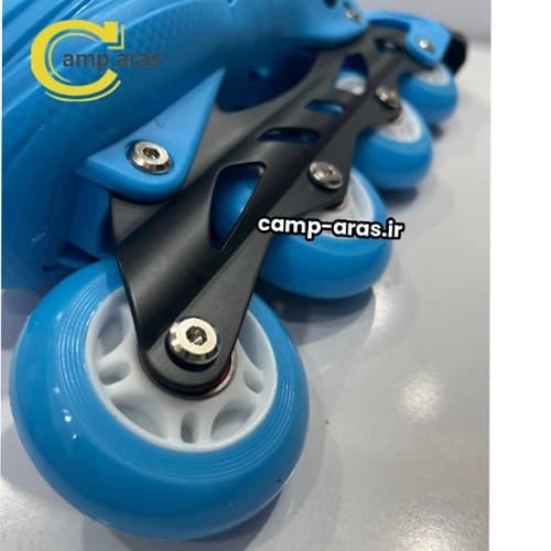 اسکیت کفشی خطی 4 چرخ مدل Fei Hu FH65 حرفه ای — تصویر ۹