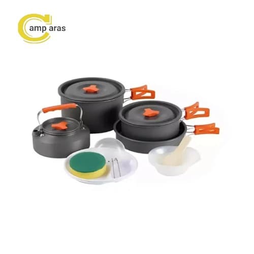 ست قابلمه کوهنوردی بی آر اس مدل BRS-155A