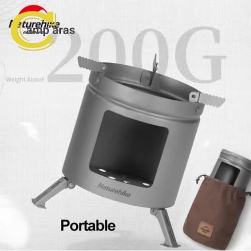 اجاق هیزمی تیتانیومی نیچرهایک مدل NH20RJ005 — تصویر ۴