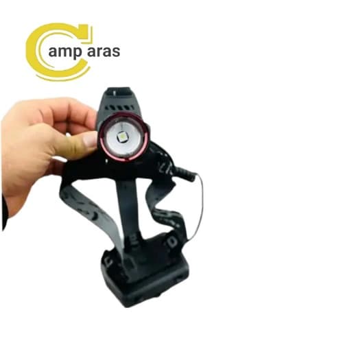 چراغ پیشانی زوم دار اسمال سان ZY-2210T شارژی — تصویر ۷
