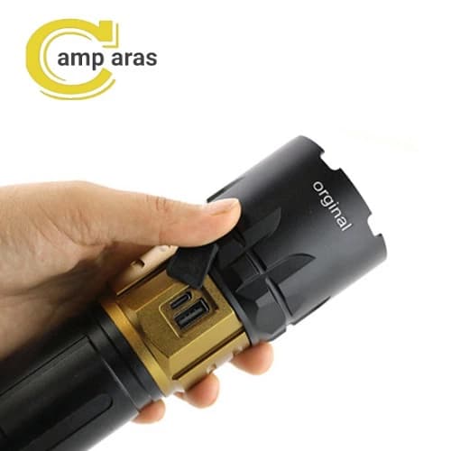 چراغ قوه پلیسی اسمال سان مدل ZY-T308 شارژی — تصویر ۶