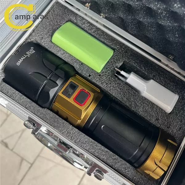 چراغ قوه پلیسی اسمال سان مدل ZY-T308 شارژی — تصویر ۹