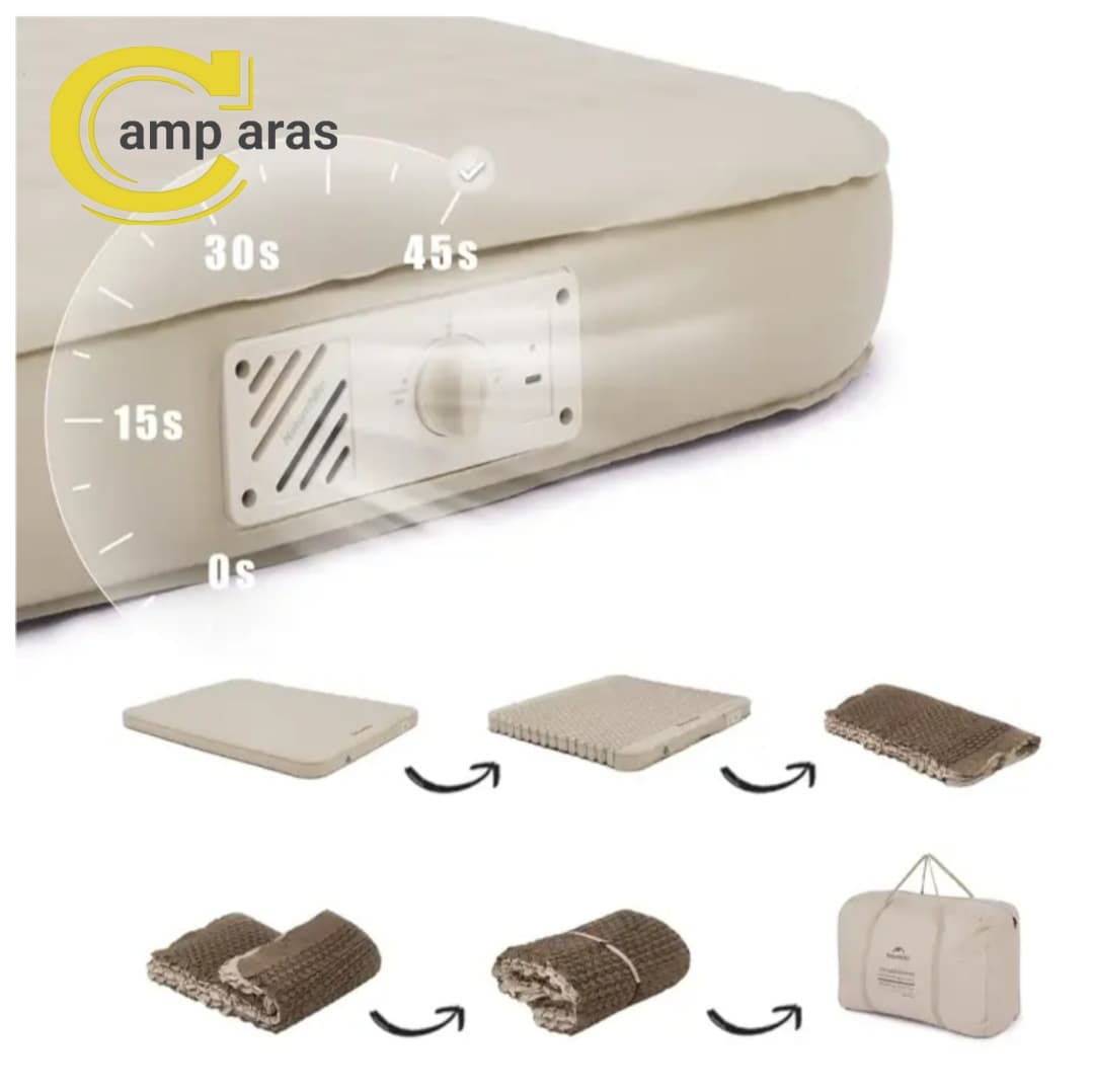 تشک بادی 2 نفره نیچرهایک CNK2300WS011 پمپ دار — تصویر ۸
