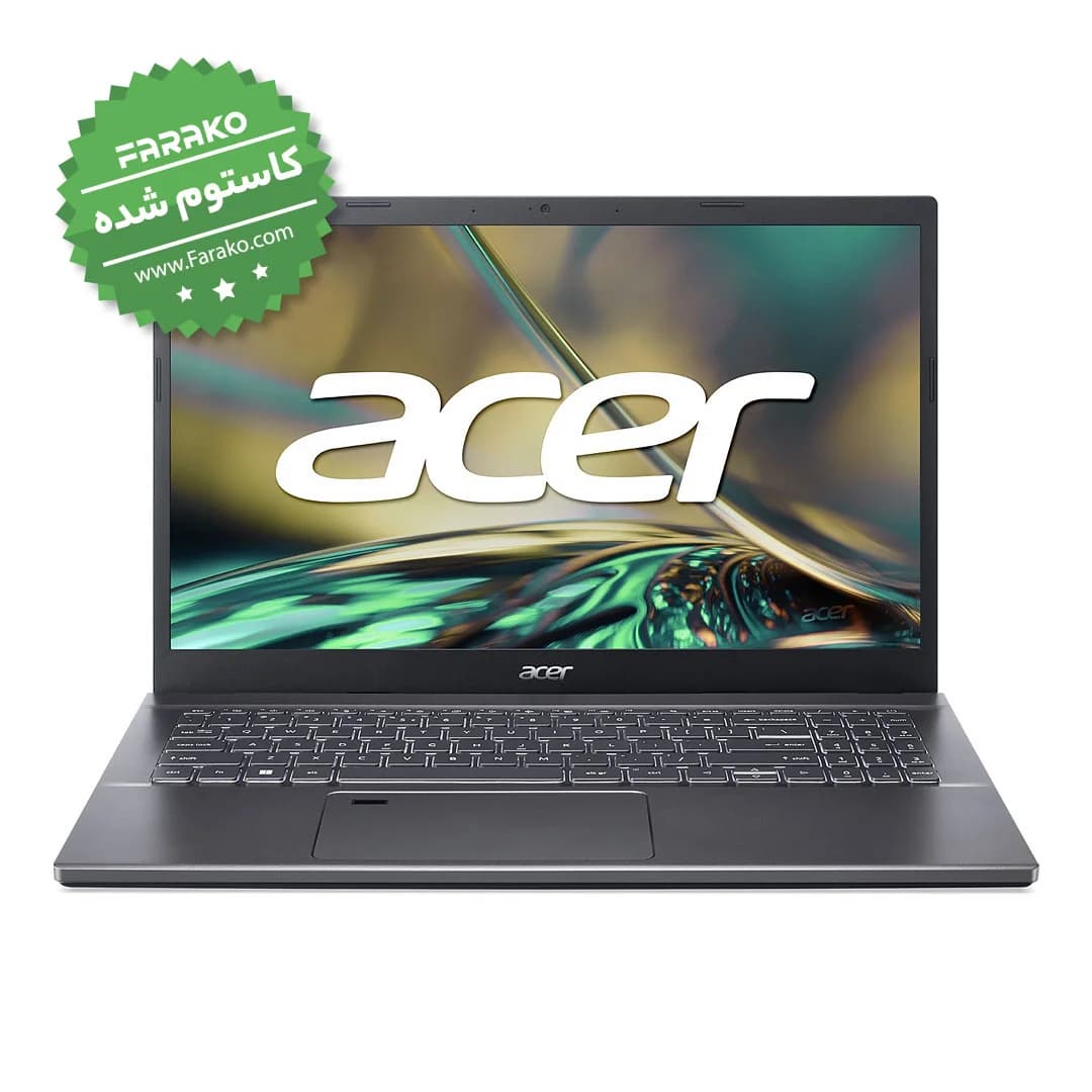 لپ تاپ ایسر Aspire 15 A15-51M-5996 نمایشگر ۱۵٫۶ اینچی، پردازنده Core i5-13420H، گرافیک اینتل، رم ۸ گیگابایت، حافظه یک ترابایت SSD – کاستوم شده — تصویر ۲